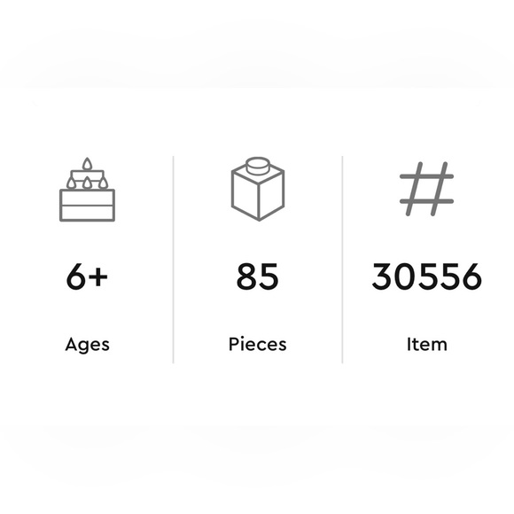 LEGO DOTS ‘Retired’ Mini Frame, #30556, 85 Pieces, NIB - Picture 3 of 6